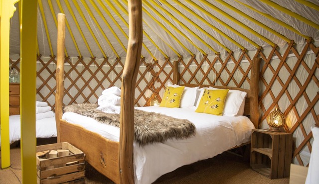 With views across Wether Fell, waking up in Goldfinch Yurt is like no other