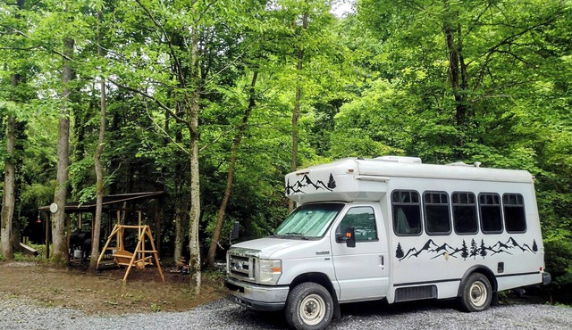 Witt's End.Cozy RV with AC and WiFi in Charming Del Rio in the Smoky Mountains