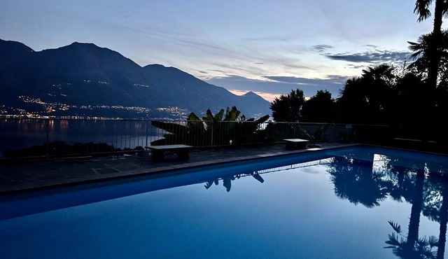 Wohnung mit Aussicht auf Lago Maggiore & Pool