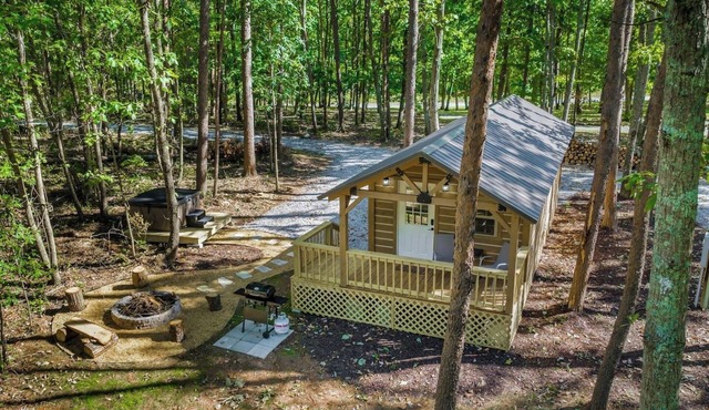 Wolf Den Woodland Cabin | Hot Tub + Modern Charm