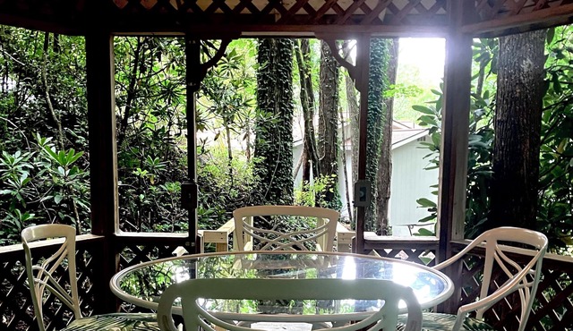 Wolffork Valley-minutes to Clayton and Dillard. Creekside 2 king-2 full baths.