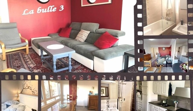 wonderful bright & comfortable flat. 4ch/2sdb-9pers + free parking 900m cathedral