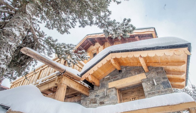 Wonderful chalet panoramic view near the slopes