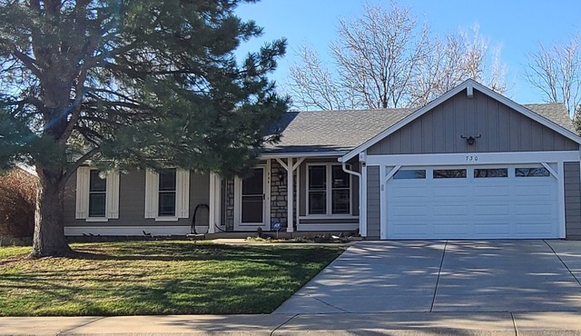 WONDERFUL RANCH-Louisville-gas F.P. on back patio/H.S. Int-GAS F/P Living Room.