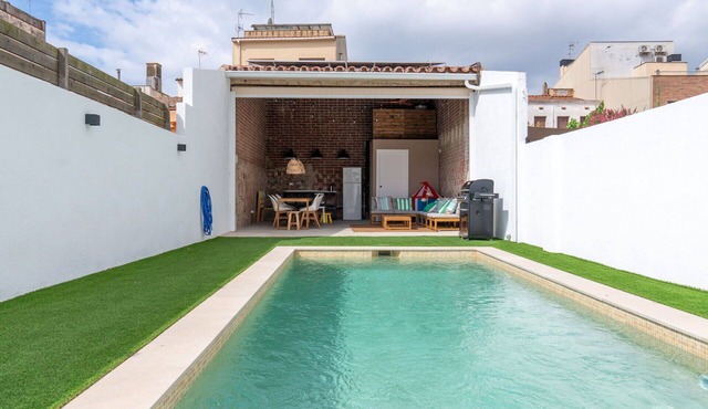 Wonderful villa for 7 guests with A/C, private pool, WIFI, TV and patio