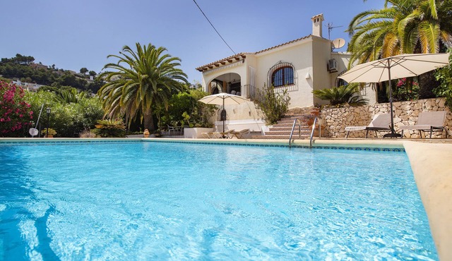 Wonderful villa with private pool in Moraira, Costa Blanca, Spain for 4 persons