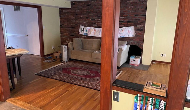 Wooded privacy convenient to downtown DC and Bethesda. Family spacious!