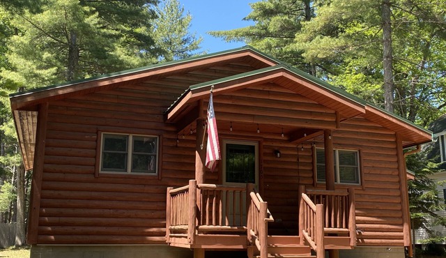 Wooded property in Northern Michigan. Great location for ice fishing on Mullett!