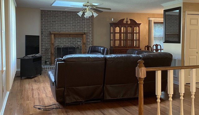 Wooded retreat with huge deck and screened-in porch!