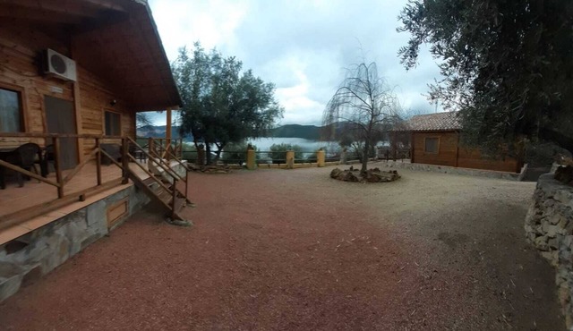 wooden cabin in the sierra del segura