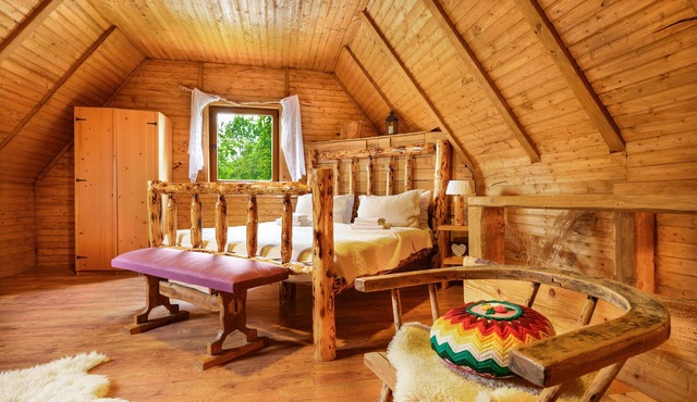 Wooden house as a family paradise