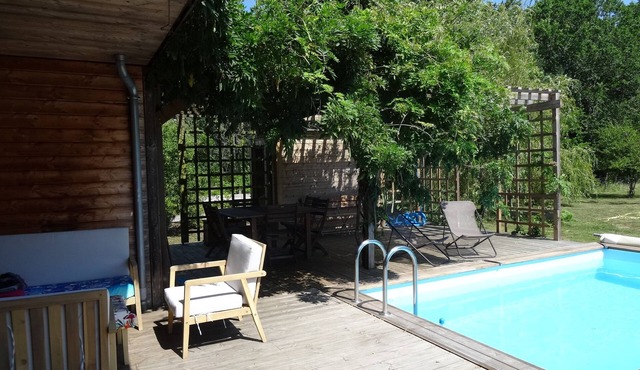 Wooden house at the gateway to the Bay of Arcachon