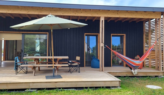 Wooden house by the sea!