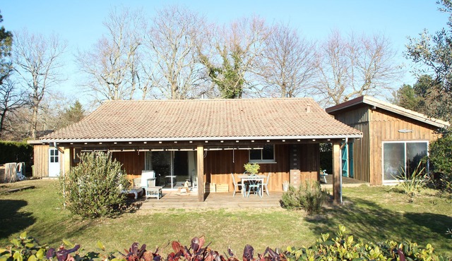 Wooden house by the sea