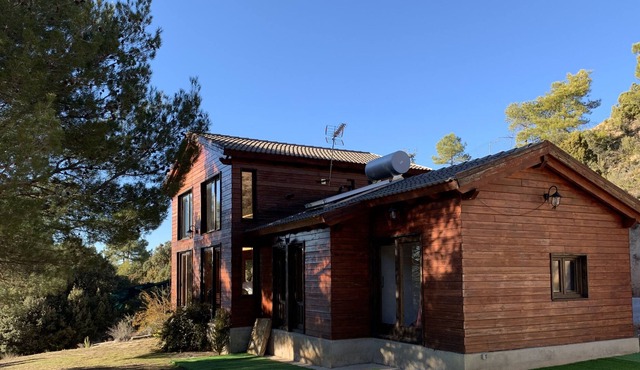 Wooden house in the Alto Tajo