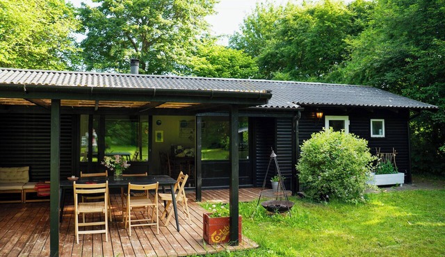 Wooden house with character at Dalby Huse Strand