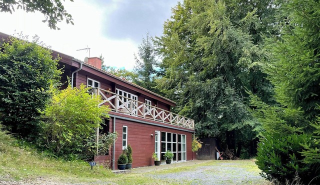 Wooden house with nature views near Silkeborg