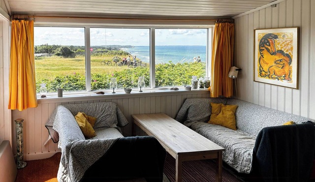 Wooden house with panoramic view over Kattegat
