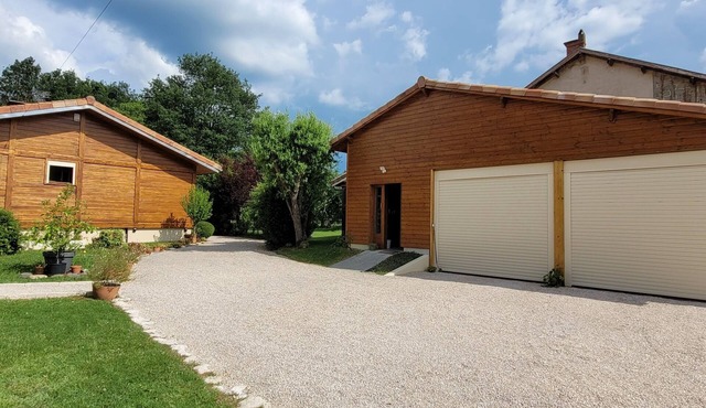 Wooden loft for 3 people.