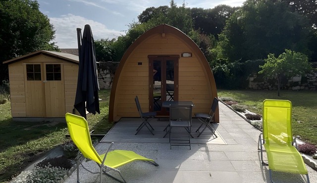 Woodland Cabin with Private Terrace, Garden & Wi-Fi