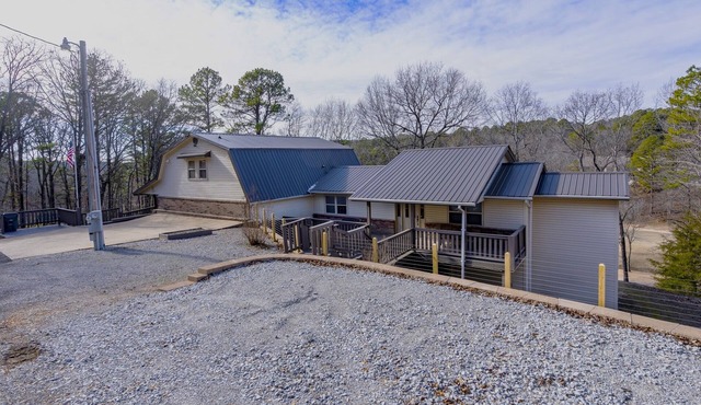 Woodland Escape, A rustic Charm meets Modern comfort in this 2BR 2BA home.