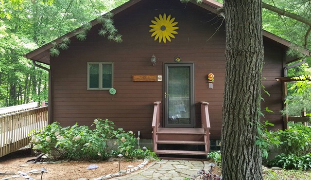 Woodland Hideaway a Peaceful Finger Lakes 2 bedroom 1.5 bath home in Naples NY