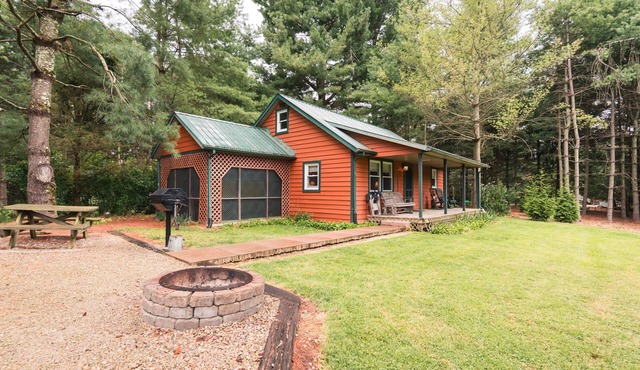 Woodland view-Cedar Cottage
