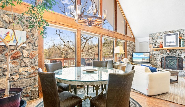 Woodmont Point - Wooded Private Lakefront Retreat with Deep Cove Dock and Great Swimming!