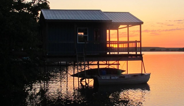 Woodward Cabin #2 with boat house