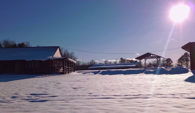 Woodys Retreat this rental includes the barn outdoor covered fire pit
