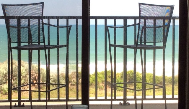 Work from the beach! Sunrise from the patio.