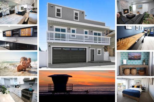 World Cup Retreat! Steps to Sand, Luxury Beach House, Game Room, Firepit, Ensuite Beds, Pets OK