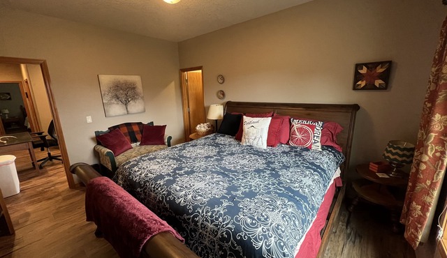 Wounded Knee Ranch at the Red Hills. Full separate and private suite with deck