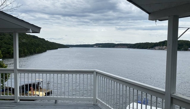 WOW VIEWS! Master on 1st floor. Private bedrooms w/full baths & lake views