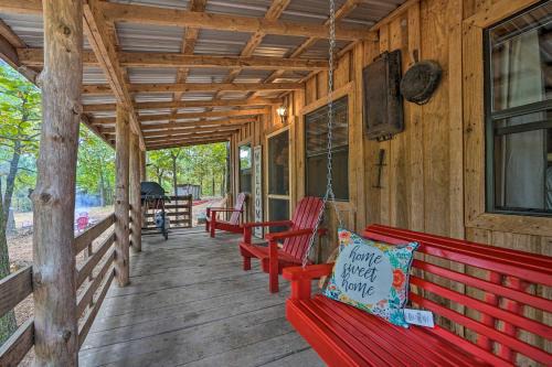 Wright City Cabin w/Fire Pit + Forest Views!