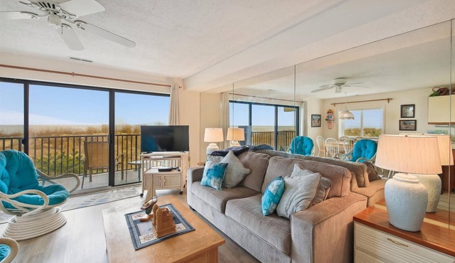 XPLORIE ACTIVITIES & LINENS INCLUDED*! This 2BR/2BA oceanfront condo is located on the first floor, up one level from the street