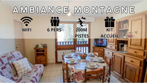Y Hôtes- Ambiance Montagne T2 Station Hirmentaz