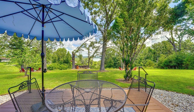 Yard w/Lake View: Home Near Table Rock Lake!