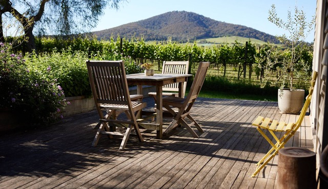 Yarra Valley Vineyard Cottage - premier location with spectacular views.