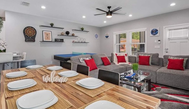 Ybor City Group Home — Game Room & Sleeps 12 | Tampa
