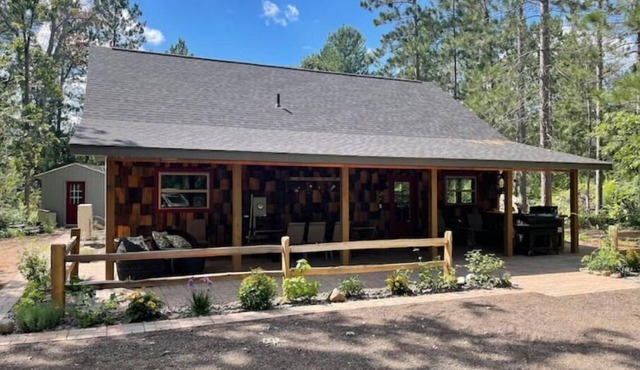 Yellow Acre: a newly built cabin on Yellow Rivern
