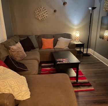 yellow house downtown