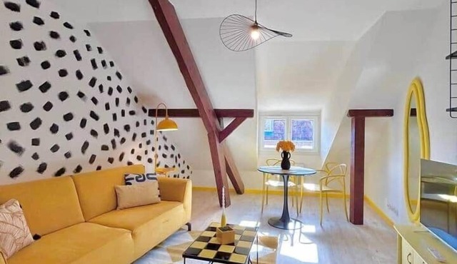 Yellow Suite - Design stay for 3 - Alsace/Vosges