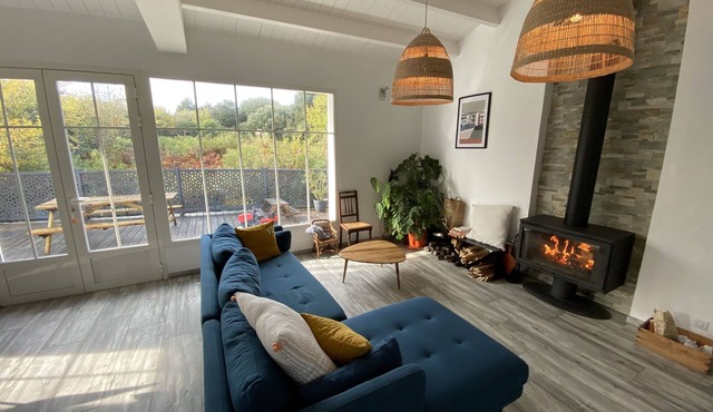 Yeu- Ker Chalon-maison à 200m de la Plage, 10 Couchages Proche Port/St Sauveur