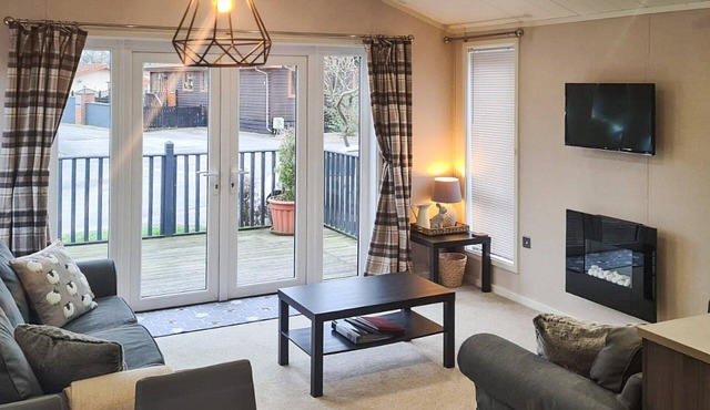 You are sure to love the lodges on this lodge park.