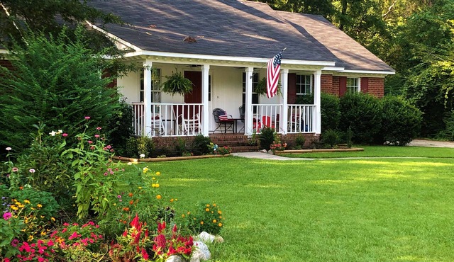 You can hear the roar of the Masters from the front porch!