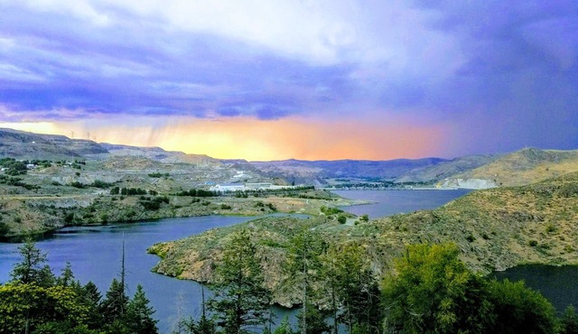 You can see the fireworks from the comfort of the Dam house deck.