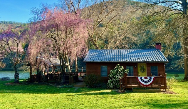 Your Get away in a Modern Creekside Cottage Directly on Pine Creek & Rail Trail