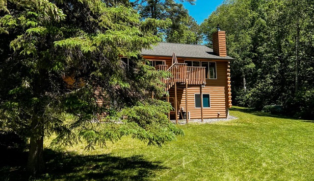 Your Home Away at the cozy Cabin lake front in Akeley MN near Nevis and Walker