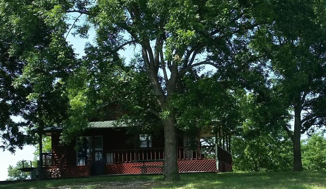 Your own private log cabin on a 1155 acre ranch.